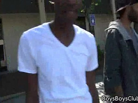 Gay interracial hardcore sex video from blacksonboys 30