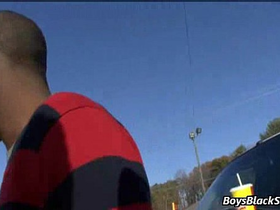 Interracial bareback gay hardcore porn 13