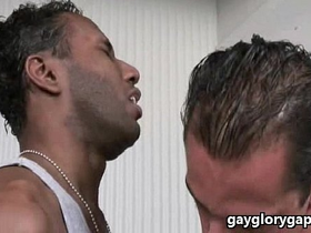 Interracial gay handjobs and cock black sucking 23