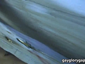 Black gay dude gets nasty handjob and dick sucked from white twink 19