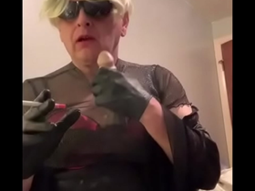 Cd nikki sexy pink bra smoking vs120 and nipple play