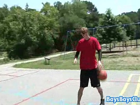 Huge black stud breeding white gay muscular guy 29